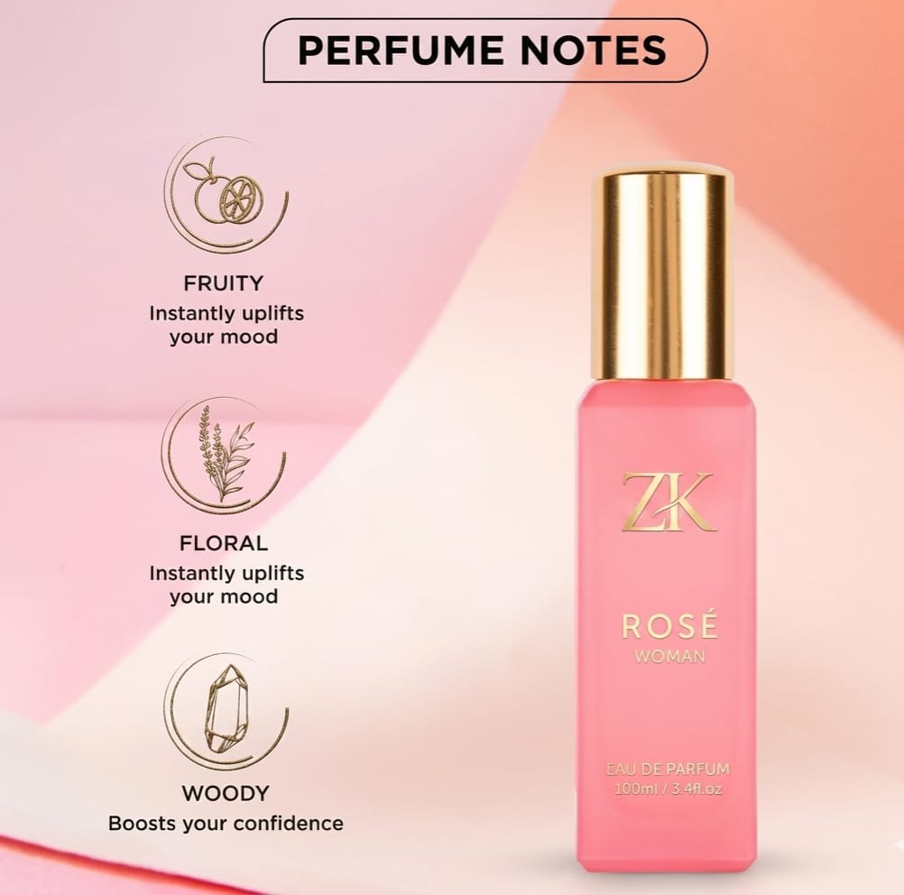 Zk Luxury DATE Woman + ROSE Woman Perfume Combo for Women 40 ML (Pack of 2 Items 20ML Each)
