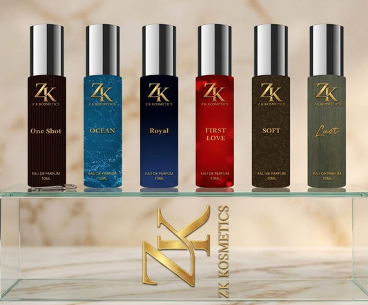 ZK Perfume – Best Perfume For Women – With Long Lasting Smell – Luxury Strong Refreshing Fragrance Pack of 6