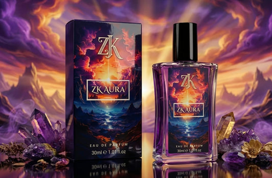 zk Aura Unisex Perfume 30ML | Long Lasting Eau de Parfum for Men & Women | Fresh, Woody & Musky Scent | Everyday Luxury Fragrance