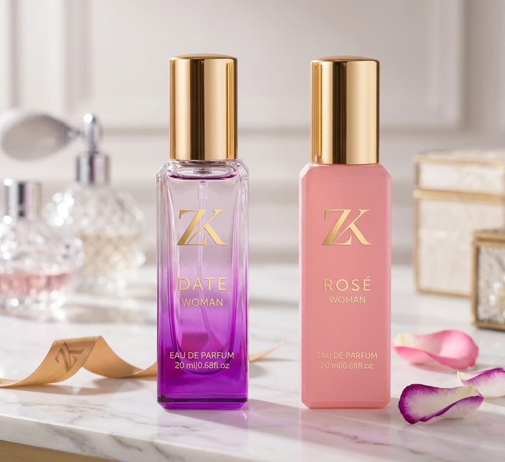 Zk Luxury DATE Woman + ROSE Woman Perfume Combo for Women 40 ML (Pack of 2 Items 20ML Each)